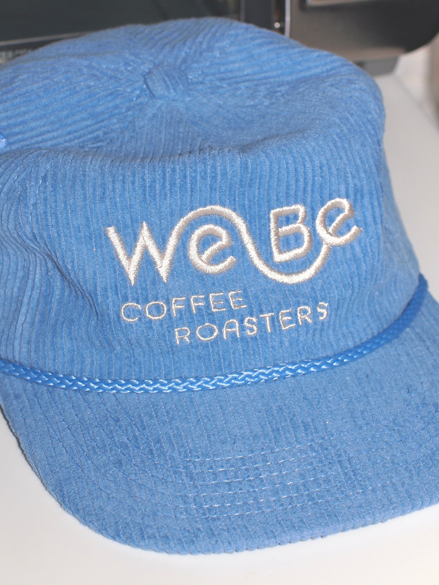 WeBe Blue Corduroy Snap-Back