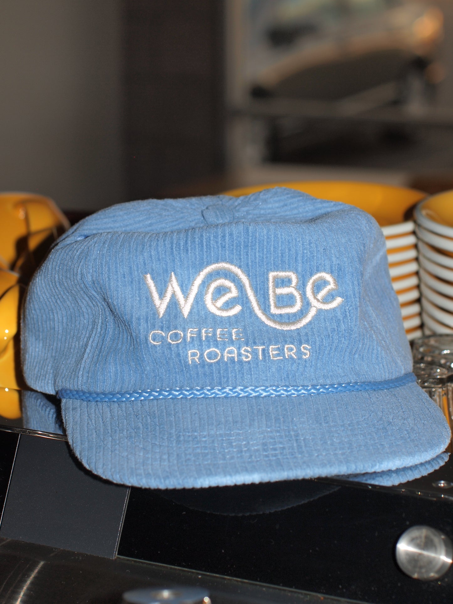 WeBe Blue Corduroy Snap-Back