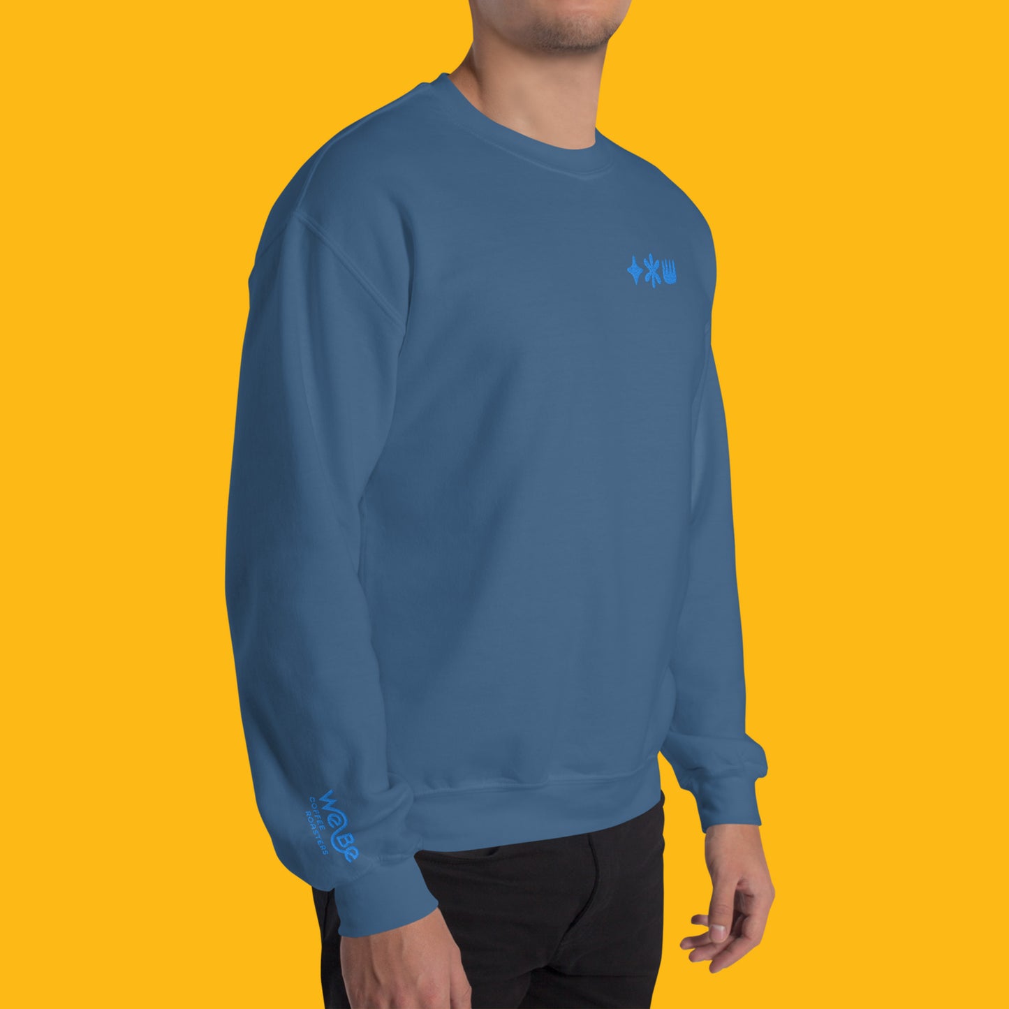 Flavors of Coffee - Blue Unisex Sweatshirt